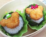 キャラ弁＊簡単ﾐｯｷｰ&ﾐﾆｰおにぎり＊作り方3写真