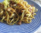 料亭風♡手作り肉カス入り焼きそば作り方9写真
