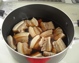 はちみつ入り豚バラの角煮（すき焼きタレ）作り方3写真