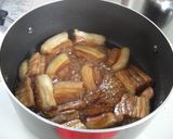 はちみつ入り豚バラの角煮（すき焼きタレ）作り方4写真