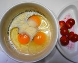 トマトスクランブルエッグ　茄子ソテー添え作り方2写真