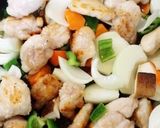 *塩麹で柔らか！胸肉で揚げない酢鶏作り方6写真