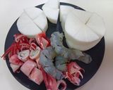 えびとボイルイカと真竹の旨だし煮作り方1写真