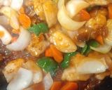 *塩麹で柔らか！胸肉で揚げない酢鶏作り方7写真