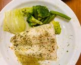 白身魚と野菜のレンジ蒸し作り方2写真