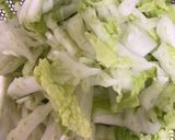 白菜サラダの塩昆布ドレッシングかけ作り方1写真