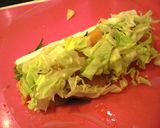 居酒屋風サーモンとクリームチーズの生春巻作り方3写真