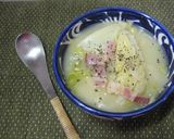 ＊とろとろキャベツとベーコンの味噌汁＊作り方11写真
