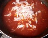 オクラとササミのトマトパスタ作り方7写真