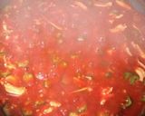 オクラとササミのトマトパスタ作り方8写真