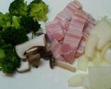 簡単☆女子会に豆乳クリームパスタ作り方1写真