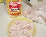 オレンジジュースで鶏むね肉の南蛮サラダ♡作り方3写真
