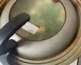 生姜香る⭐︎厚揚げとこまつなの煮物作り方5写真