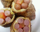 うまい!かわいい!ソーセージの花肉巻☆作り方3写真