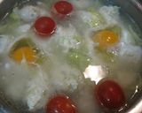 ☆とろ～り卵の塩麹で作る鶏だんごスープ☆作り方5写真