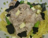 冷しゃぶ すりながしトマトつけパスタ作り方5写真