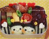 キャラ弁＊ハチさん♪作り方7写真