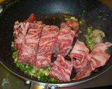 な～んちゃってチンジャオロースー丼作り方3写真