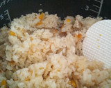簡単炊飯器任せ☆鶏ごぼうの炊き込みご飯作り方4写真