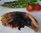 カリカリ豚バラ肉のとろける肉厚ステーキ♪作り方5写真