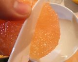 水菜とサーモンのグレープフルーツサラダ作り方2写真