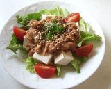 朝食に栄養たっぷり♪ツナ納豆の豆腐サラダ作り方5写真