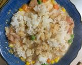 レンジ簡単味噌焼きそば味オムライス弁当作り方7写真