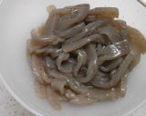 塩こうじで★こんにゃくと青菜の甘酢和え作り方3写真