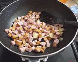 ウインナーと大豆の塩麹トマトオムレツ作り方1写真