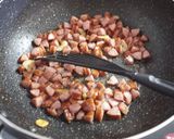 ウインナーと大豆の塩麹トマトオムレツ作り方2写真