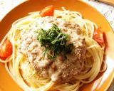 ランチに♬爽やか梅の納豆パスタ作り方5写真