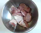 ❦鶏肉とほうれん草のケチャチーズ炒め❦作り方1写真