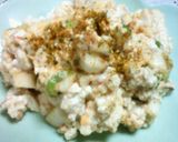 長芋と刻みネギの胡麻七味味噌白和え作り方4写真