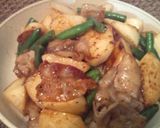 簡単☆豚バラと長芋のほくほく丼!!作り方4写真