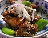 鯵のゴマ味噌あえ作り方11写真