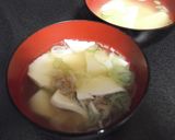 豆腐の味噌汁＋なっとう作り方3写真