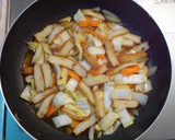 さつまあげと野菜の卵とじ♪作り方2写真