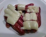 簡単にチョリソーのチーズ焼き作り方2写真