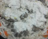 塩麹使用♪鶏ひき肉ときのこの生姜ごはん作り方6写真