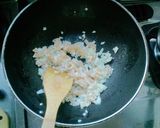 塩麹チャーハンわさび菜入り作り方6写真
