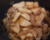 おばあちゃんの味☆筍と油揚げの煮物☆作り方3写真