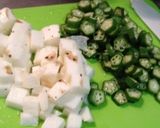 超簡単！オクラと長芋のおつまみ作り方1写真