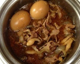 リメイク余った角煮のお汁と煮卵でトン丼作り方1写真