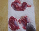 砂肝のペペロンチーノ作り方1写真