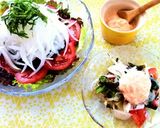 ●新玉ねぎのサラダ●明太チーズソース添え作り方7写真
