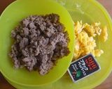 そぼろチーズ＊おにぎり作り方1写真