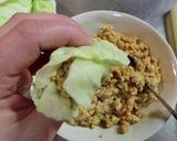 巻いて食べよ♪ニンニク味噌の鶏そぼろ作り方9写真