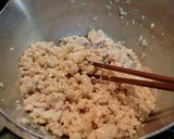 巻いて食べよ♪ニンニク味噌の鶏そぼろ作り方6写真