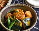 美味しく煮ましょ♪【南瓜の煮物】しっとり作り方15写真