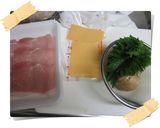 豚肉の巻き巻き♪作り方1写真